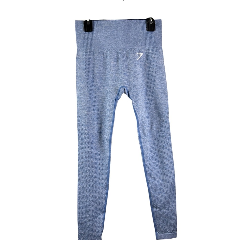 Gymshark Leggings Womens Small Blue Vital Seamless Gym Workout Performance